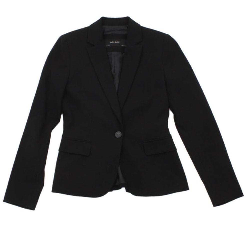 Zara Basic Black Blazer - image 2